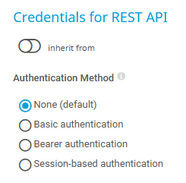Credentials for REST API